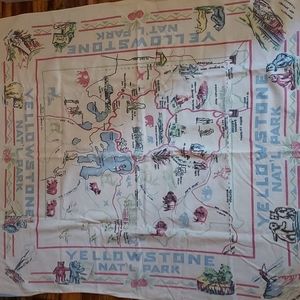 Vintage Yellowstone National Park Tablecloth